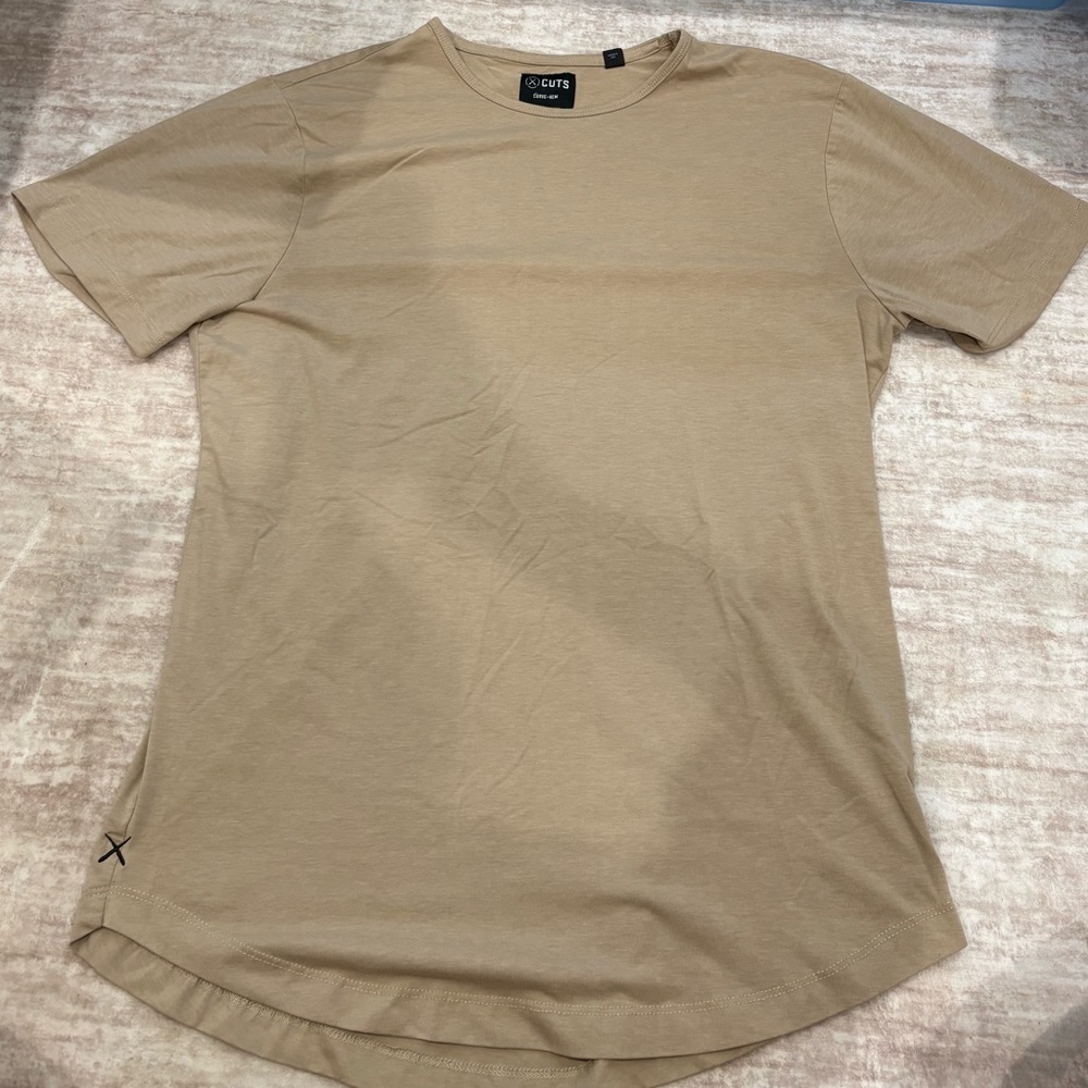 Men's Crew Neck T-Shirt in Khaki